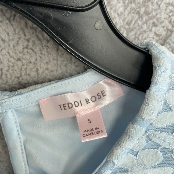 Bundle Teddi Rose Women's S Lace Overlay Teal & Blue Tops - Picture 9 of 12